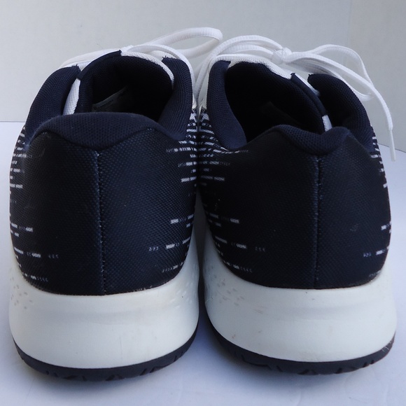SIZE 11.5. New Balance men\'s white leather shoes. main image 8